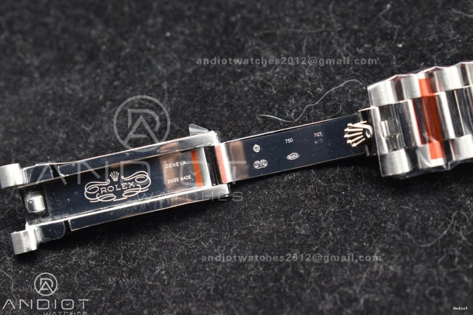 Bracelet 904L DayDate Steel President Dial A3255 40 V2 SS Blue GMF Stick On Ice 0329